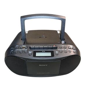 Sony Black Boombox with CD and Cassette